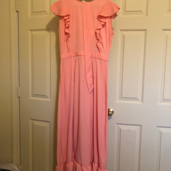 Christy Dawn Silk Blend Quinn Dress in Apricot - Picture 7 of 16